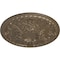 Ekena Millwork Tristan Ceiling Medallion (Fits Canopies up to 5 1/2"), Hand-Painted Warm Silver, 26"OD x 3"P CM26TNWSS - alternate 2